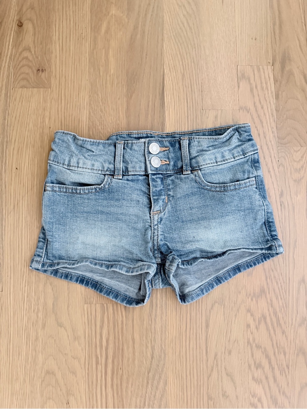 Kids Abercrombie Light Blue Denim Shorts